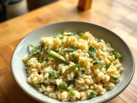 Meeresfrüchte-Risotto mit Fenchel und Garnelen